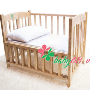 Cũi cho bé Cũi gỗ sồi GOLDCAT