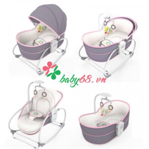 Nôi rung kiêm ghế bập bênh 5 trong 1 Mastela 6033 6037 6038
