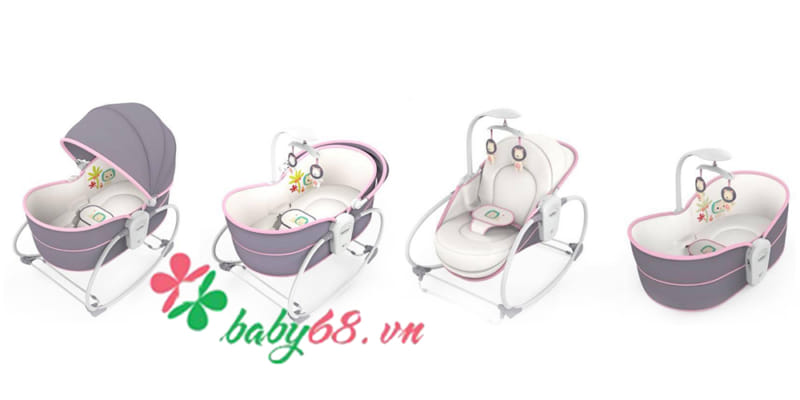 Nôi rung kiêm ghế bập bênh 5 trong 1 Mastela 6033 6037 6038