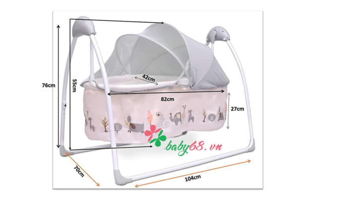 Nôi tự động cao cấp cho bé Mastela SG239