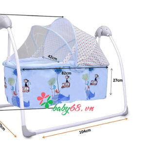 Nôi tự động cao cấp cho bé Mastela SG239