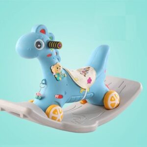 Ngựa bập bênh có đèn có nhạc cho bé