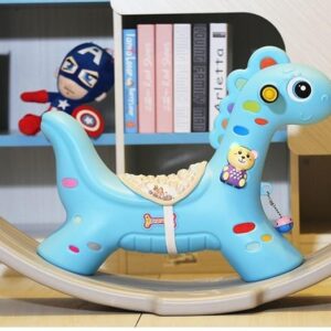 Ngựa bập bênh có đèn có nhạc cho bé