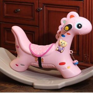 Ngựa bập bênh có đèn có nhạc cho bé