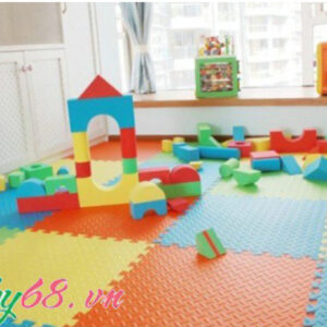 Thảm xốp lót sàn 4 miếng trơn 60x60cm