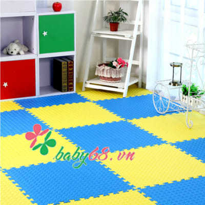 Thảm xốp lót sàn 4 miếng trơn 60x60cm