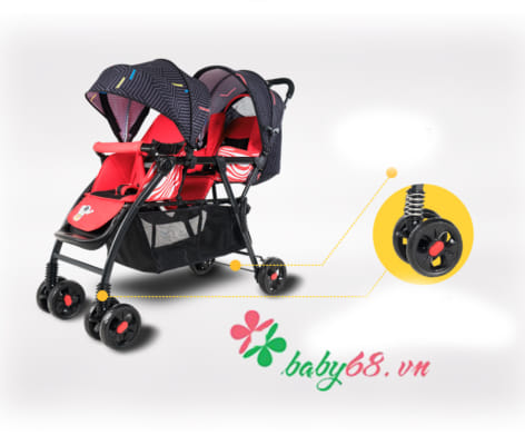 Xe đẩy đôi Baobaohao 705