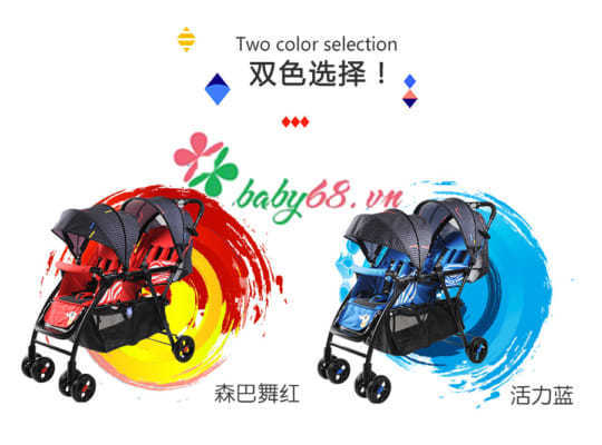 Xe đẩy đôi Baobaohao 705