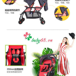 Xe đẩy đôi Baobaohao 705