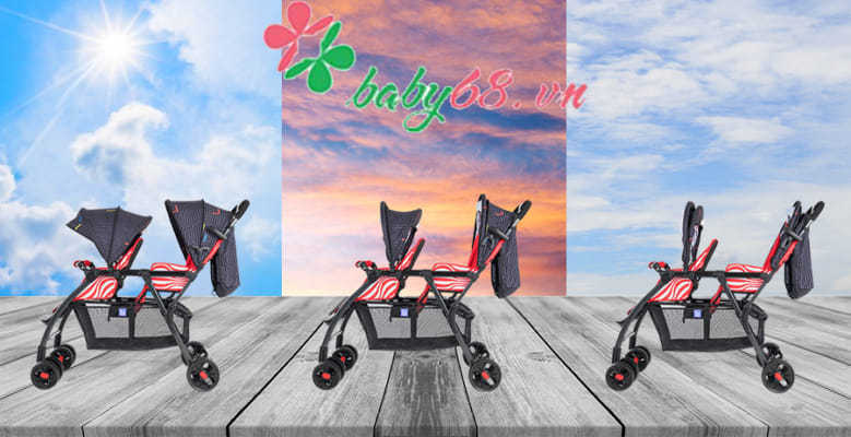 Xe đẩy đôi Baobaohao 705