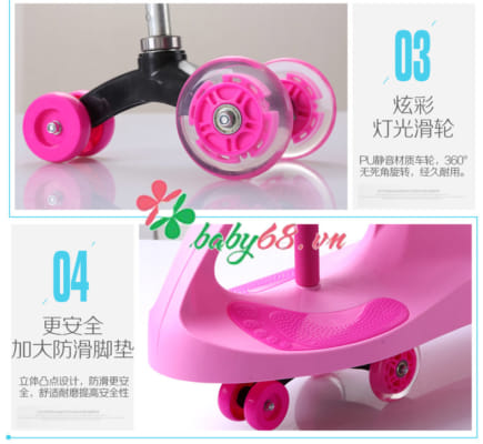 Xe lắc tay trẻ em BQ-910