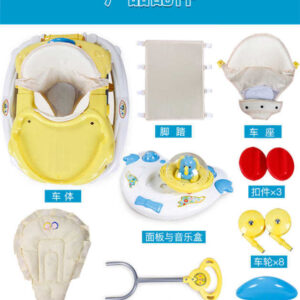 Xe tập đi đa năng cao cấp 3290E