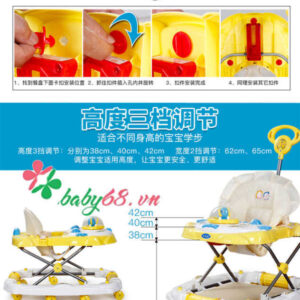 Xe tập đi đa năng cao cấp 3290E