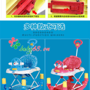 Xe tập đi đa năng cao cấp 3290E