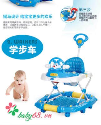 Xe tập đi đa năng cao cấp 3290E