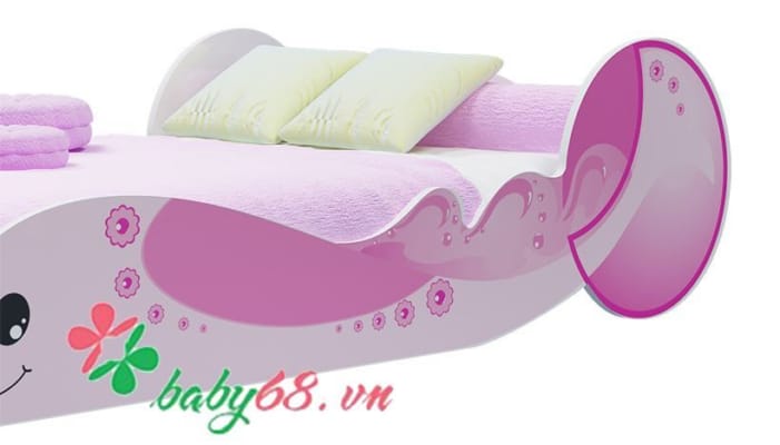 Giường đơn cá voi GD13