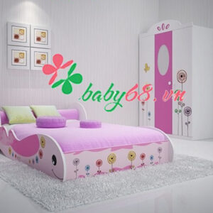 Giường đơn cá voi GD13