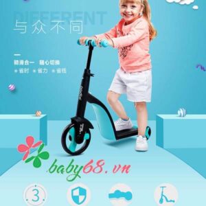 Xe chòi chân Nadle cho bé 3 trong 1