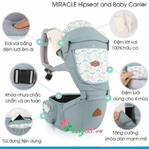 Diu Ngoi I Angel Miracle Hipseat Baby Carrier 1