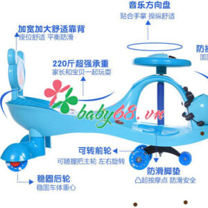 Xe Lac Hinh Con Bo Canh Cam 228 5