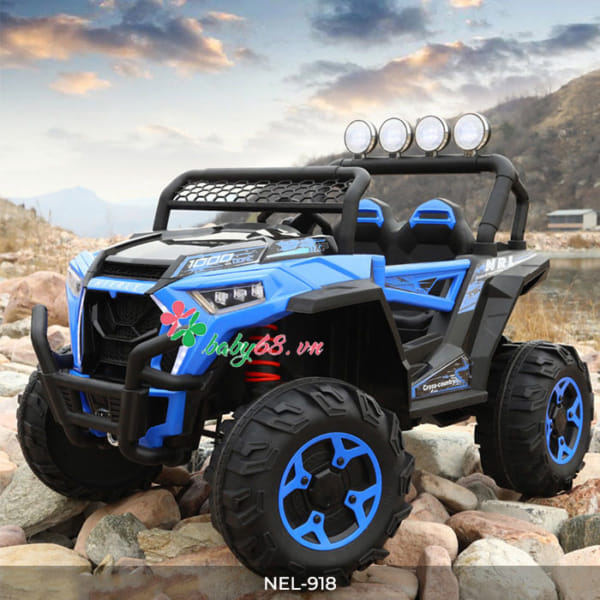 300 Xe Oto Dien Dia Hinh Tre Em Nel 918 Xanh Duong