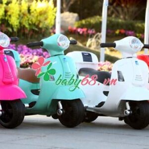 Xe May Vespa Chay Dien Cho Be Q518 1