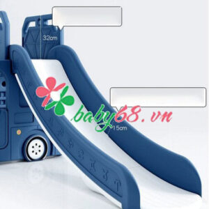 Cầu Trượt Xích đu ô Tô Holla Màu Xanh 4