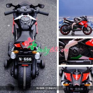 Xe Moto Dien Tre Em N 666 2 Banh 11
