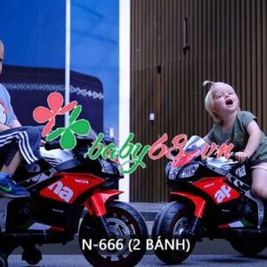 Xe Moto Dien Tre Em N 666 2 Banh 2