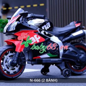 Xe Moto Dien Tre Em N 666 2 Banh 7