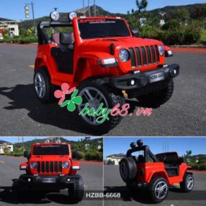 Xe Oto Jeep 4 Dong Co Cho Be Hzbb 6668 3