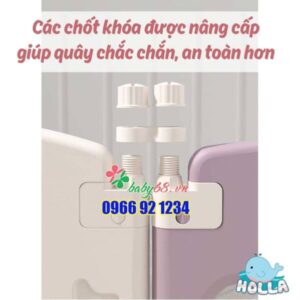Quây Tên Lửa Holla 160x200cm Màu Xanh 10