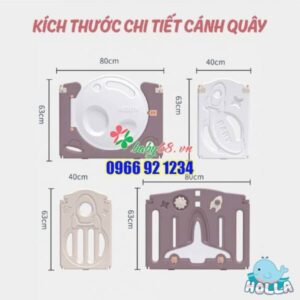 Quây Tên Lửa Holla 160x200cm Màu Xanh 12