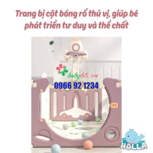 Quây Tên Lửa Holla 160x200cm Màu Xanh 8
