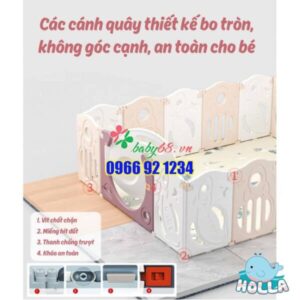 Quây Tên Lửa Holla 160x200cm Màu Xanh 9