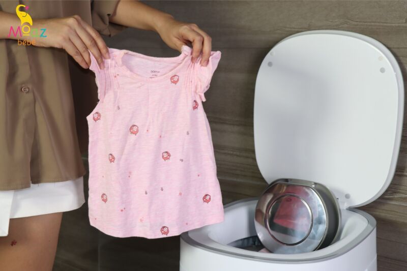 Máy giặt quần áo kèm sấy khô cho bé Moaz BÉBÉ MB-068 5 may giat say quan ao tre em