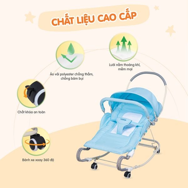 Xe nhún ăn bột F2 Pro