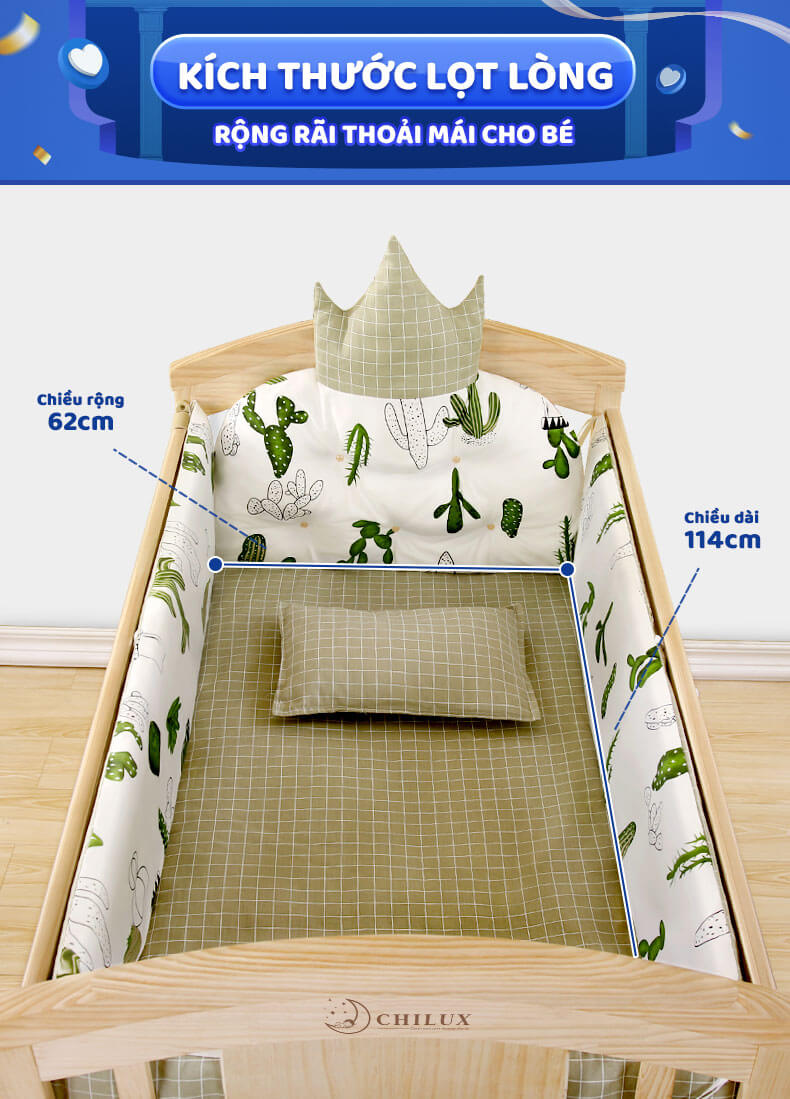 Kích thước lọt lòng nôi cũi đa năng Chilux kich-thuoc-lot-long-noi-cui-chilix