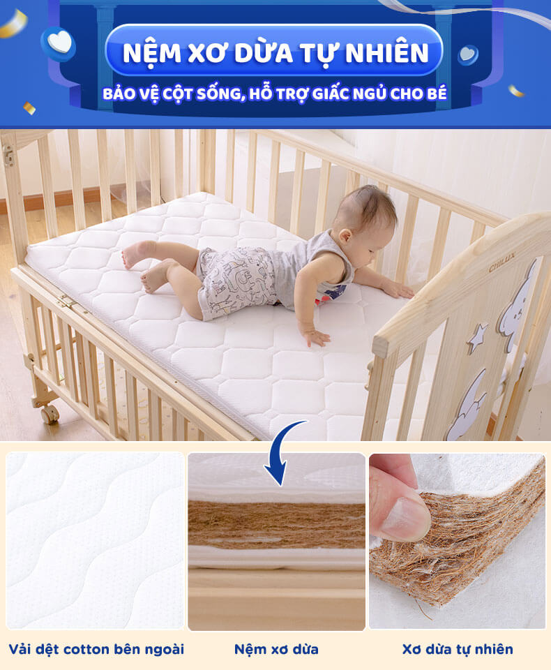 Nệm xơ dừa tự nhiên cho bé nem-xo-dua-tu-nhien-cho-be