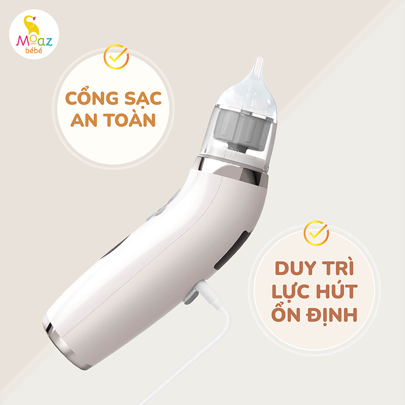 Máy hút mũi không dây Moaz BéBé MB - 095 6 may hut mui moaz bebe mb095 2
