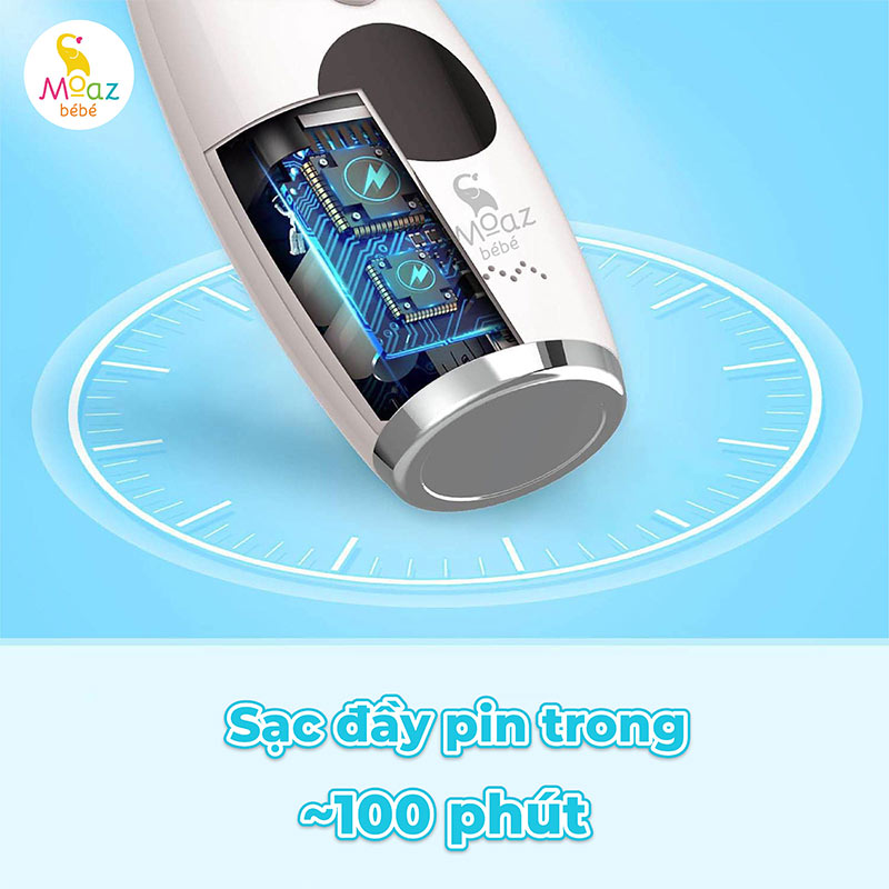 Máy hút mũi không dây Moaz BéBé MB - 095 7 may hut mui moaz bebe mb095 3