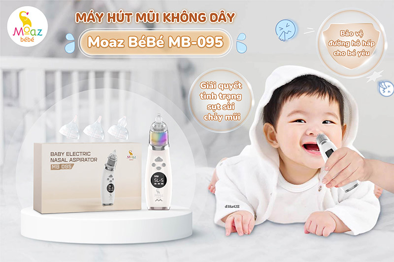Máy hút mũi không dây Moaz BéBé MB - 095 8 may hut mui moaz bebe mb095 6