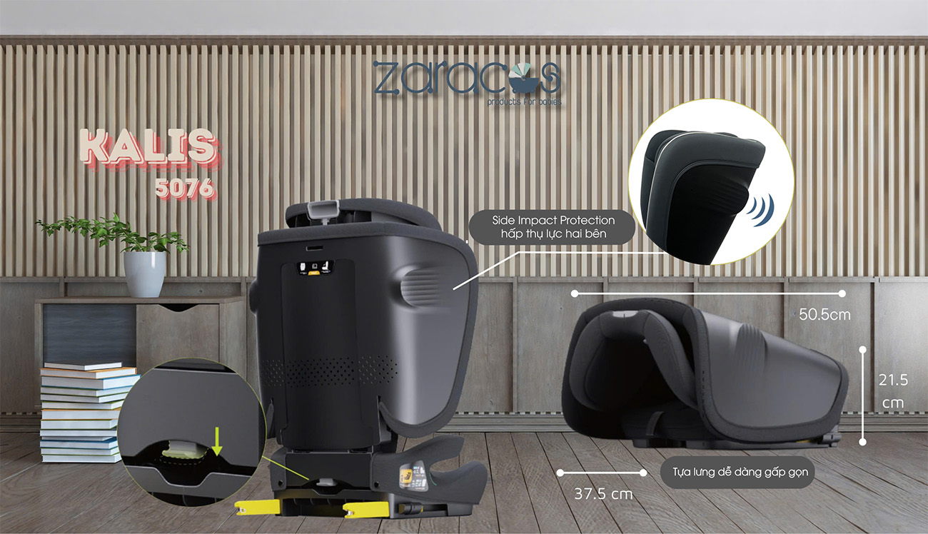 Ghế ngồi ô tô Zaracos Kalis 5076 I-Size ECE R129/03 33 tinh-nang-zaracos-kalis-5076-isize