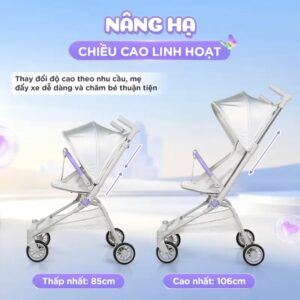 Xe đẩy gấp gọn Chilux M05 cho bé an toàn và tiện lợi - Ảnh 13