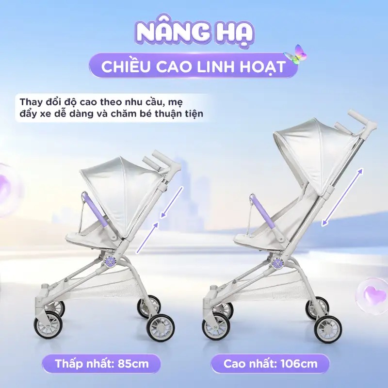 Xe đẩy gấp gọn Chilux M05 cho bé an toàn và tiện lợi - Ảnh 13