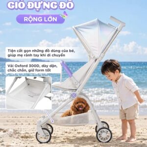 Xe đẩy gấp gọn Chilux M05 cho bé an toàn và tiện lợi - Ảnh 14