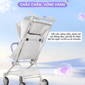 Xe đẩy gấp gọn Chilux M05 cho bé an toàn và tiện lợi - Ảnh 16
