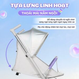 Xe đẩy gấp gọn Chilux M05 cho bé an toàn và tiện lợi - Ảnh 6