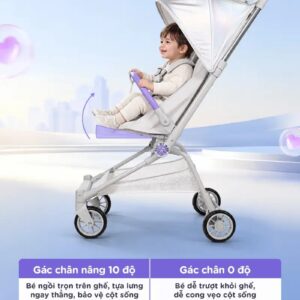 Xe đẩy gấp gọn Chilux M05 cho bé an toàn và tiện lợi - Ảnh 7