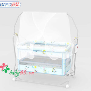 Nôi trẻ em mềm hai tầng Autoru 3 sao AUAC3S